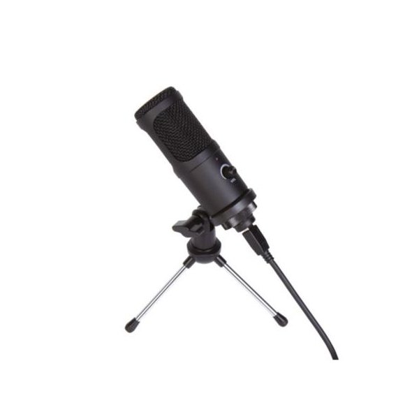 Microfono Gamer Xzeal Tripoide, Filtro Antipop Incluido USB (XZST250B)