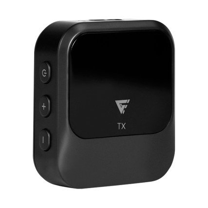 Kit 2 Micrófonos Lavalier Game Factor USB C/2.4GHz/Cancelación de Ruido, Negro