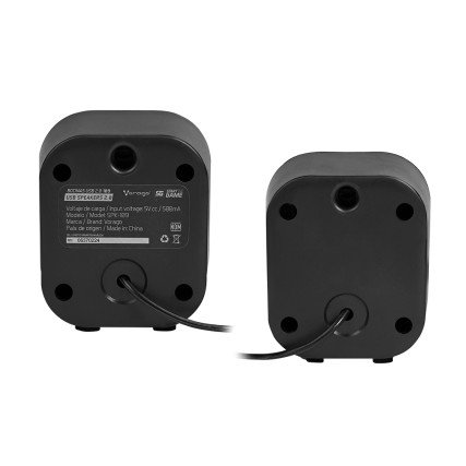 Bocinas Vorago Start The Game 3.5 MM RGB Por USB Para PC 2*2 Watts