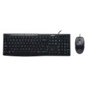 Kit Logitech MK200 Teclado/Mouse Teclas Multim. USB Black
