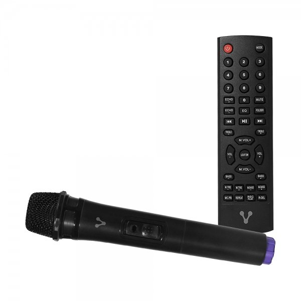 Bafle Vorago 2x6"+2x2.5" 40 W RMS BT Tweeter 5400 mAh Flame Light TWS