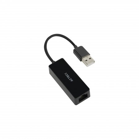 Adaptador Acteck AE420 Shift Plus USB-A a RJ45 M-H Negro