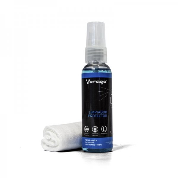 Kit Limpieza Vorago 60ML Incluye 1 Franela de Microfibra