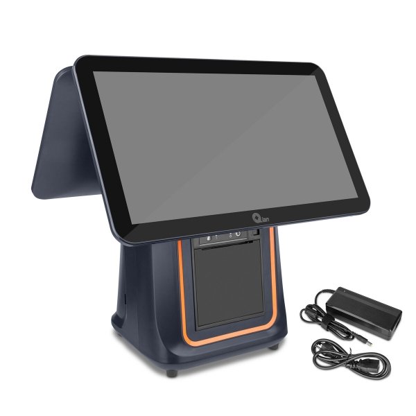 Punto de Venta Qian AIO 15.6" Doble Pantalla, 1 Táctil (QOS-A09TC-01)