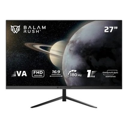 Monitor Gamer Plano 27" VA / Titan MTG27Y FHD / 180HZ/ Legend Negro