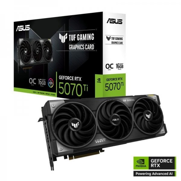 Tarjeta de Video Asus TUF-RTX5070TI-O16G-Gaming GDDR7/HDMI/DP/PCI E 5.0
