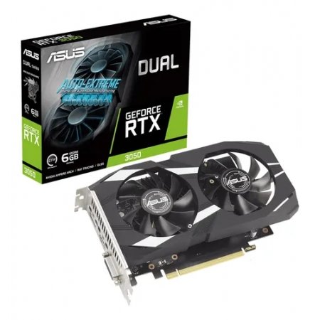 Tarjeta de Video Asus Dual-RTX3050-O6G GDDR6/1HMDI/1DP/PCI 4.0