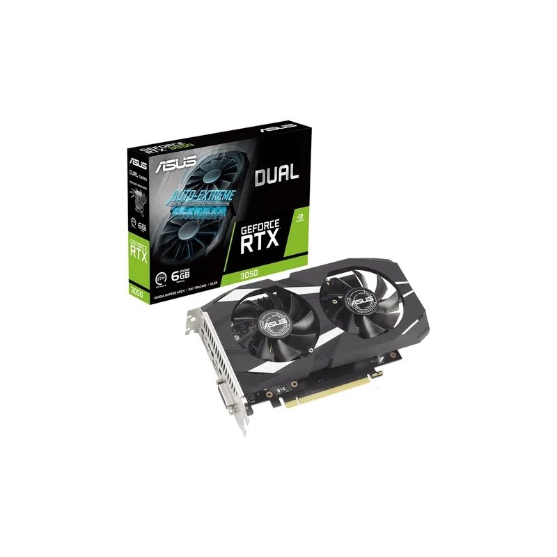Tarjeta de Video Asus Dual-RTX3050-O6G GDDR6/1HMDI/1DP/PCI 4.0
