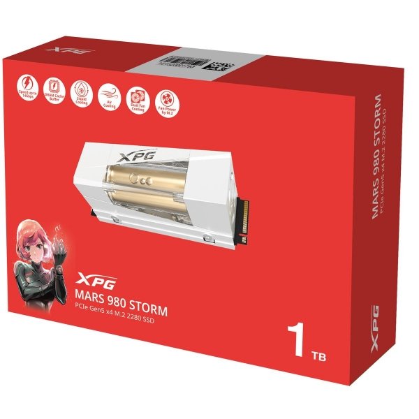 Unidad SSD M.2 XPG Mars 980 Storm PCIE Gen 5X4 1TB (SMAR-980S-1TCI)