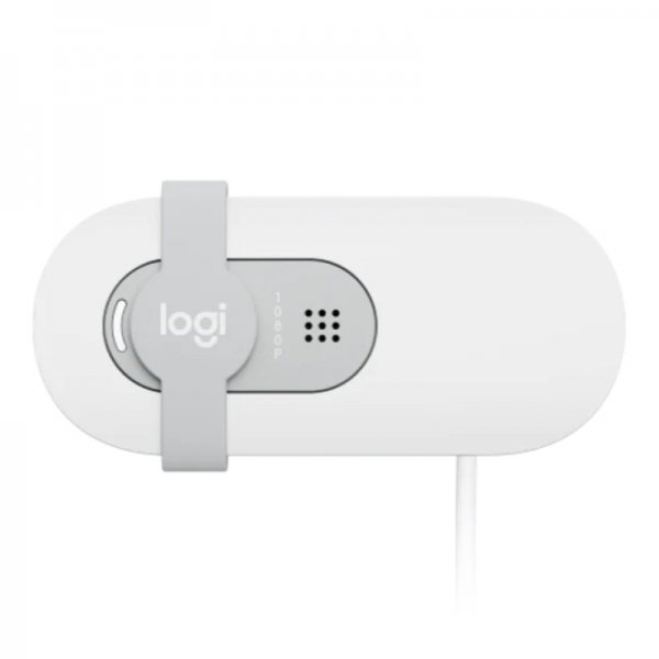 Cámara Web Logitech Brio 100 Full HD 1080p USB-A Off White (960-001615)