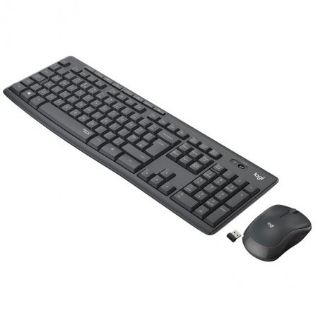 Kit Logitech MK295 Teclado/Mouse Silent Touch USB Black (920-009792)