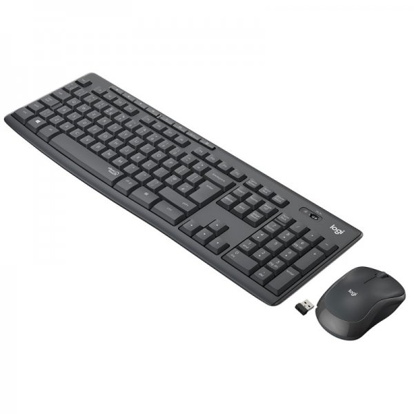 Kit Logitech MK295 Teclado/Mouse Silent Touch USB Black (920-009792)