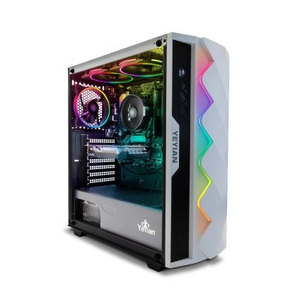 Gabinete Gamer Yeyian ABYSS 2500 White ATX (YGA-49702-FA)