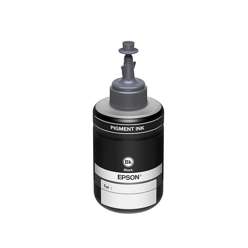 Botella de Tinta Epson Ecotank T774 Negro Pigmento Serie M 140M T774120-AL