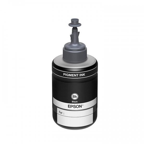 Botella de Tinta Epson Ecotank T774 Negro Pigmento Serie M 140M T774120-AL
