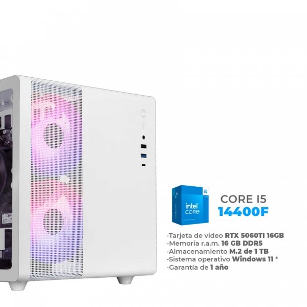 Rust - Core i5 14400F, RTX 5060TI 16GB, 16GB RAM DDR5, 1TB M.2 NVME