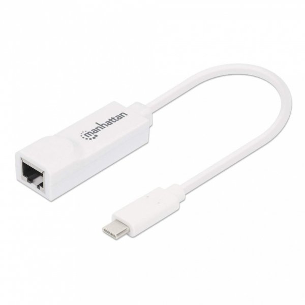 Adaptador Manhattan USB Tipo C 3.2 A RJ45 Red Gigabit Ethernet 507585