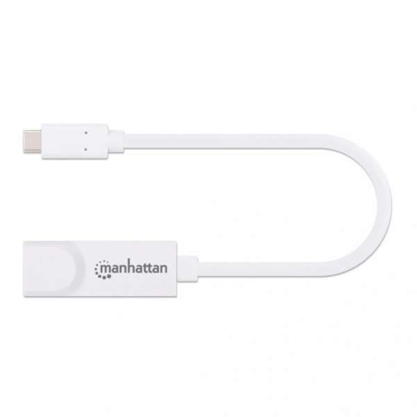 Adaptador Manhattan USB Tipo C 3.2 A RJ45 Red Gigabit Ethernet 507585