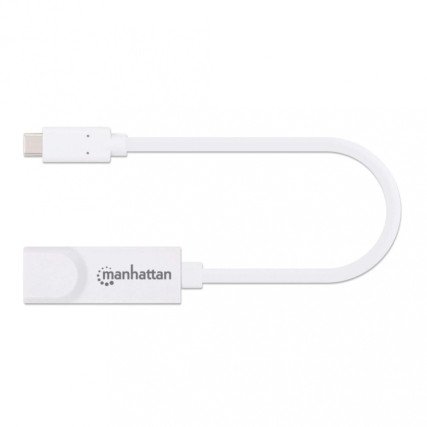 Adaptador Manhattan USB Tipo C 3.2 A RJ45 Red Gigabit Ethernet 507585