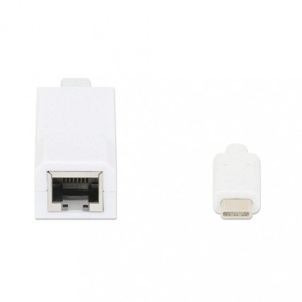 Adaptador Manhattan USB Tipo C 3.2 A RJ45 Red Gigabit Ethernet 507585