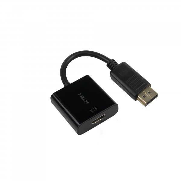 Adaptador Acteck AH435 Shift Plu Display Port a HDMI 4K M-H Negro AC-934763