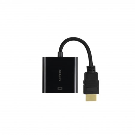 Adaptador Acteck AV400 Shift Plus HDMI A VGA M-H Negro
