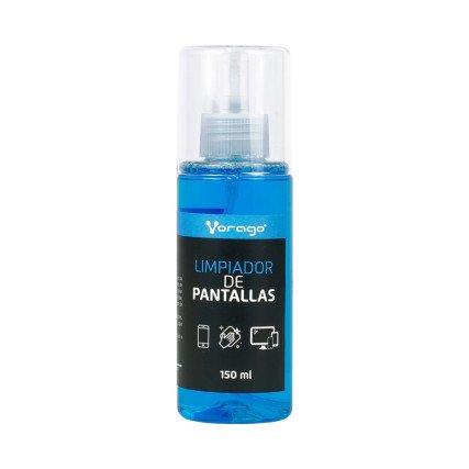Limpiador de Pantallas Vorago 150ml con Franela Microfibra