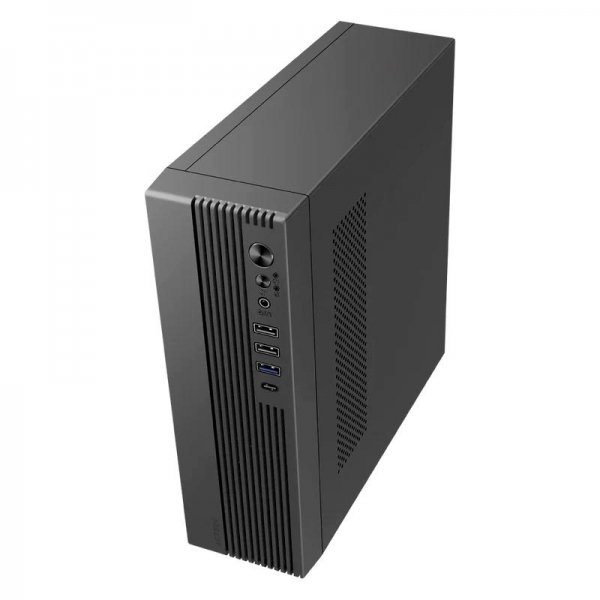 Gabinete Acteck Slim Onex GS450 MAX MB Micro ATX Fuente FLEX 400W Negro