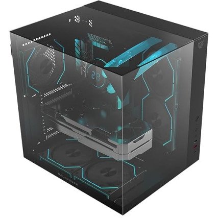 Gabinete Gamer Media Torre Tank Majestic 7600 /MAX MB ATX /Legend Negro