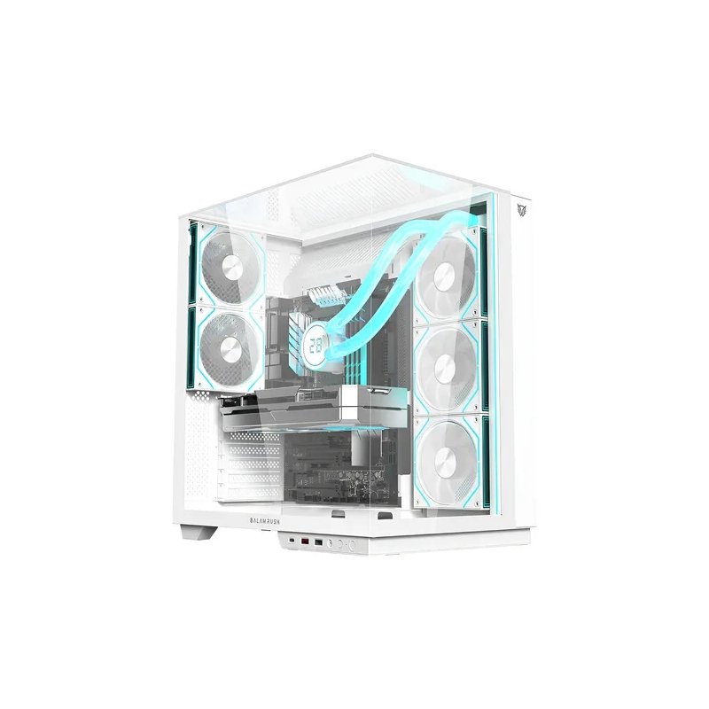 Gabinete Gamer Balam Rush Media Torre Tank Majestic 7600/MAX MB ATX Legend Blanco Gabinete Gamer Balam Rush Media Torre Tank Majestic 7600/MAX MB ATX Legend Blanco