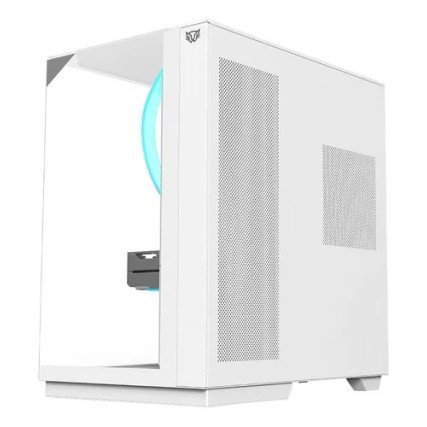 Gabinete Gamer Media Torre Tank Majestic 7600/MAX MB ATX Legend Blanco