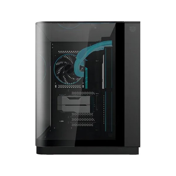 Gabinete Balam Rush Gamer Curve 6800 Media Torre Sin fuente Negro