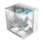 Gabinete Balam Rush Gamer Majestic 6600 Media Torre "Sin Fuente" Blanco