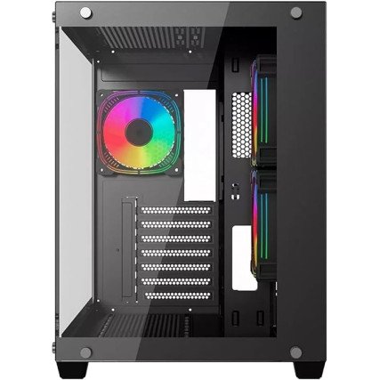 Gabinete Xzeal Panzer II Cubo M-ATX/ITX ARGB Negro (XZGAMC2B)