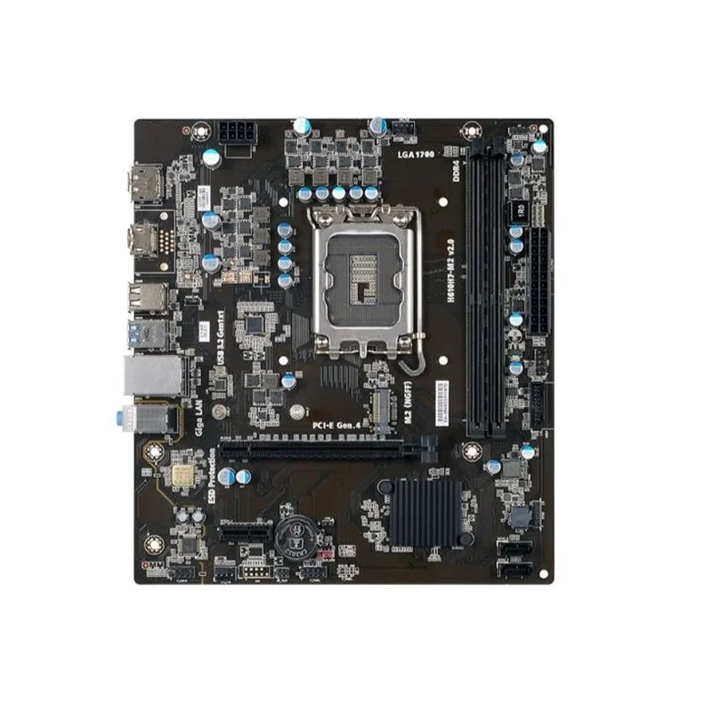 Tarjeta Madre ECS H610H7-M2 Soc1700 MATX DDR4 HDMI RJ45(89-206-QC2120)