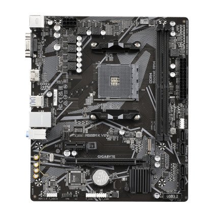 Tarjeta Madre Gigabyte Micro ATX A520MK V2 AM4 HDMI 64GB DDR4