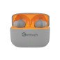 Audifonos Earbud Getttech Bluetooth Gray/Orange GUE-T8PBL-GO