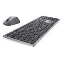 Kit Teclado y Mouse Dell Multimedia Inalámbrico Español, Gris Titanio