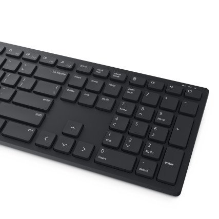 Kit Teclado y Mouse Inalámbrico Dell KM5221, Español, Negro 580-AJIU