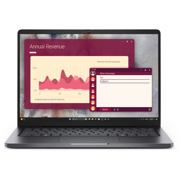 Laptop Dell Pro 14 PC14250 14" FHD+ Core 5 120U 16GB 512GB SSD W11P 1Y