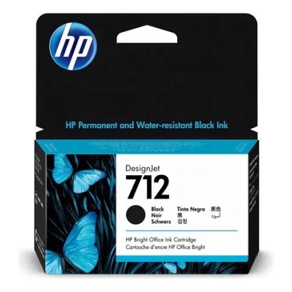 Cartucho HP 712 Negro 38 ML Para Plotter T250 (3ED70A)