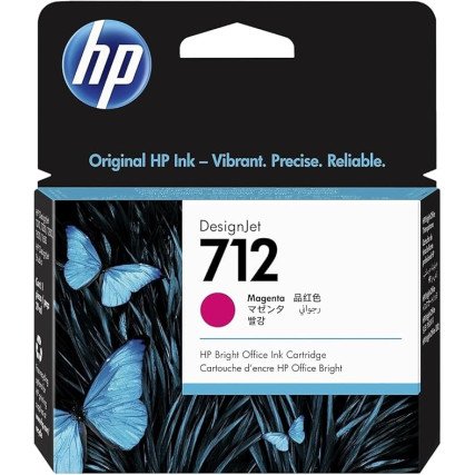 Cartucho HP 712 Magenta 29 ML Para Plotter (3ED68A)