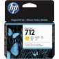 Cartucho HP 712 Amarillo 29ml Para Plotter (3ED69A)