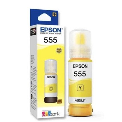 Botella de Tinta Epson ECOTANK T555 Amarillo Fotográfico 70ML