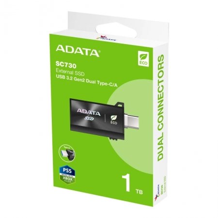 SSD Externo Adata SC730 1TB...