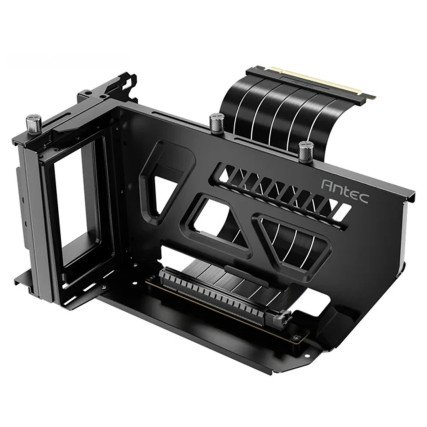 Soporte para Tarjeta de Video Antec,  Shift Vertical , con Riser, PCIE 4.0, Negro (AT-ARCVB-BK190-PCIE4-RTX40)
