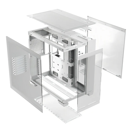 Gabinete Antec Constellation C8 E-ATX, Cristal, Sin fuente, Blanco (C8 WHITE)