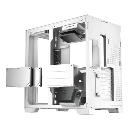 Gabinete Antec Constellation C8 E-ATX, Cristal, Sin fuente, Blanco (C8 WHITE)