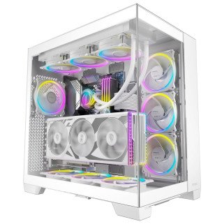 Gabinete Antec Constellation C8 E-ATX, Cristal, Sin fuente, Blanco (C8 ARGB WHITE)