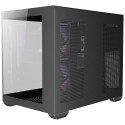 Gabinete Antec MiniTower Micro-ATX, Cristal, Sin fuente, Negro (CX600M ARGB_B)